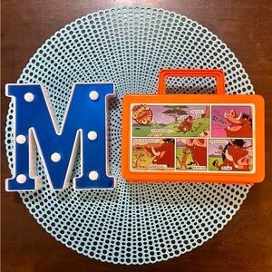 Vintage 1990’s Disney Lion King Lunchbox/Pencil Box Cook’d Comics Up